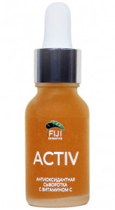 549726 Антиоксидантная сыворотка с витамином С и экстрактом коралла, "ACTIVE", 15 мл Fiji