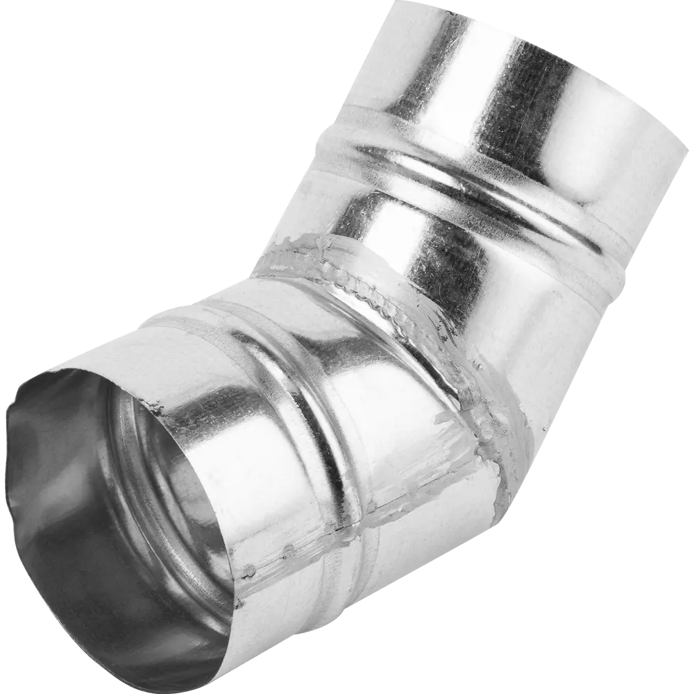 ORE Отвод для круглых воздуховодов 45° металлический D100 мм 82509437 STLM-0028905