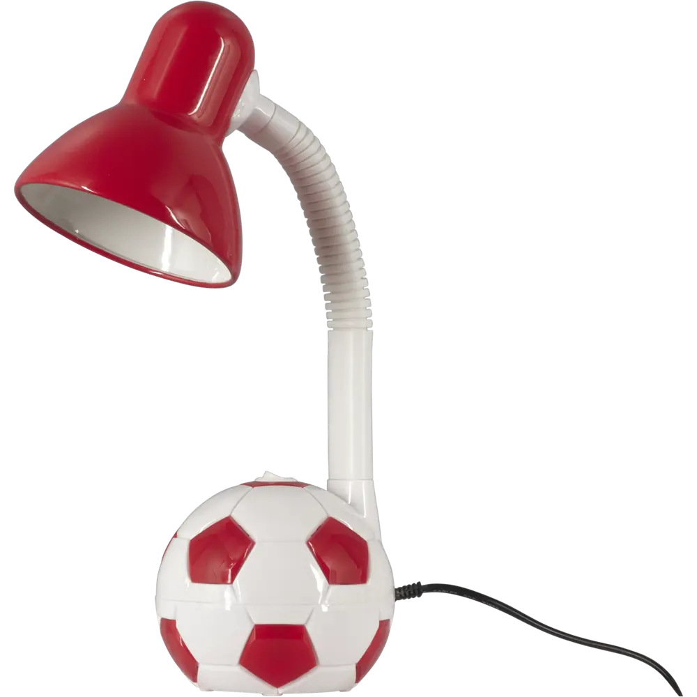 Лампа настольная Мяч E27 40 Вт цвет бело-красный CAMELION STLM-2146148