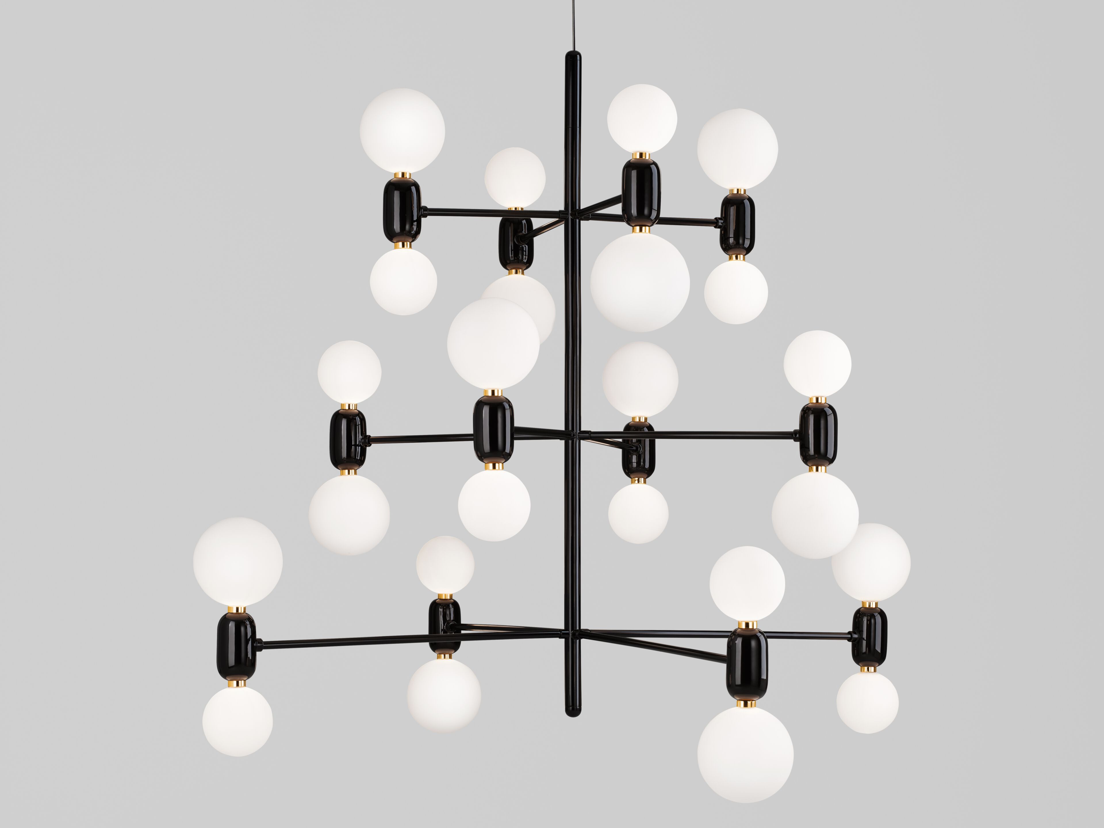 Керамическая люстра и опаловое стекло PARACHILNA Aballs ARCH-00007334