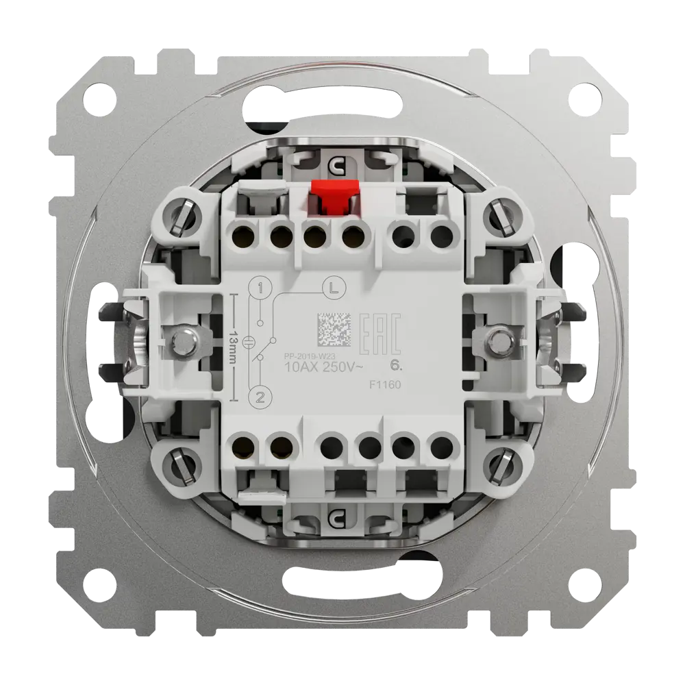 Переключатель проходной Systeme Electric Sedna Design 1 клавиша с подсветкой, цвет антрацит Sedna Design Elements STLM-2195193 - Вид №2