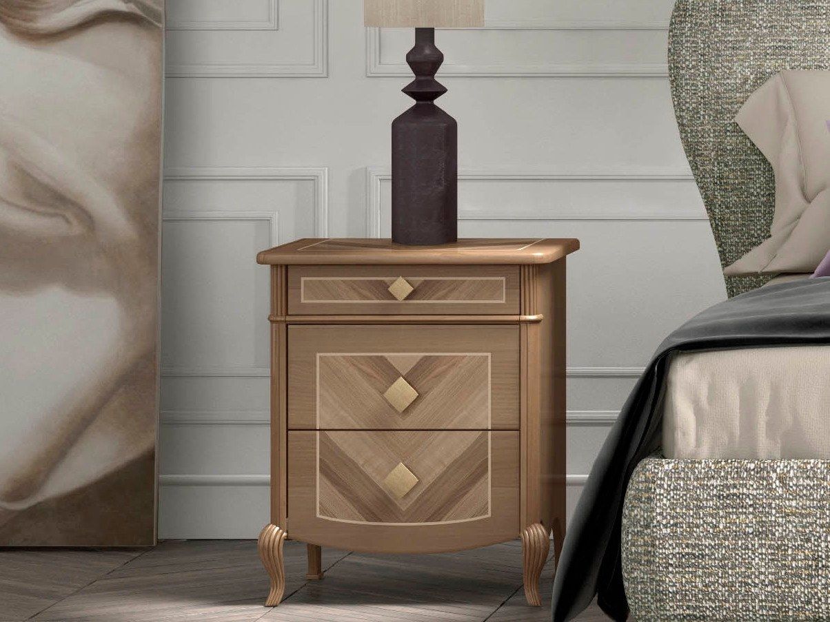 Деревянная тумбочка с ящиками CASA +39 Prestige 2 ARCH-00036672