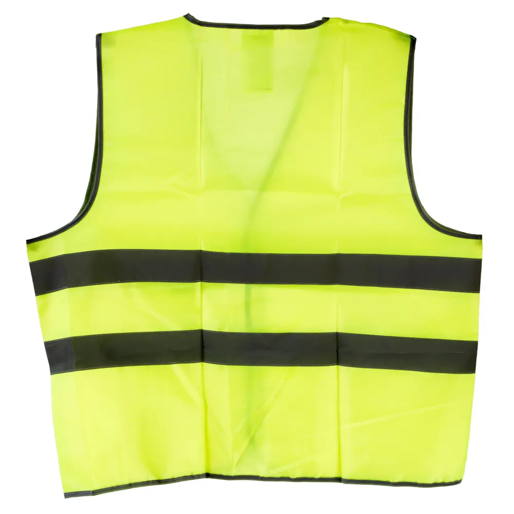 Жилет сигнальный для водителя размер 52-54, полиэфир, цвет лимонный DM REFLECTIVE MATERIALS STLM-2026566 - Вид №1