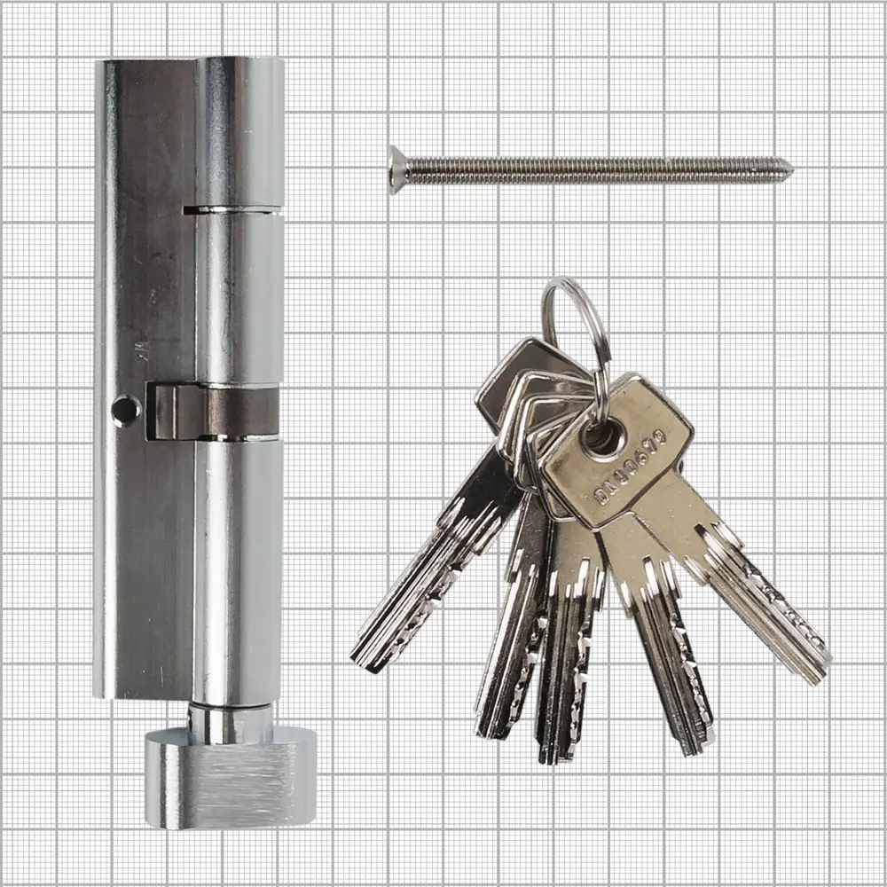 Цилиндр дверной ABUS KD6N с защитой от взлома, ключ-вертушка 82441722 STLM-0027390 - Вид №4