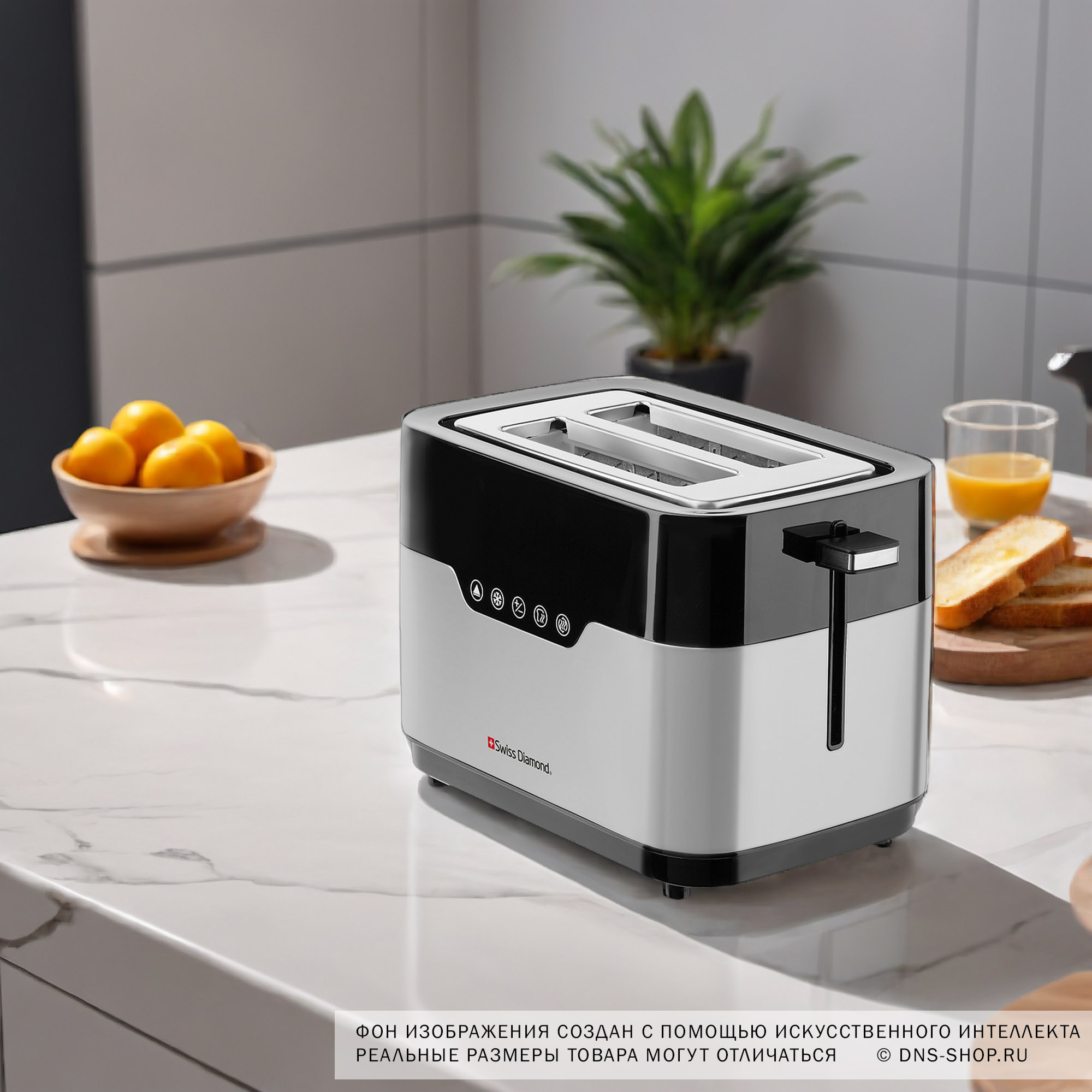 5344700 Тостер Swiss Diamond SD-TA 004 серебристый STDN-0068980 - Вид №11