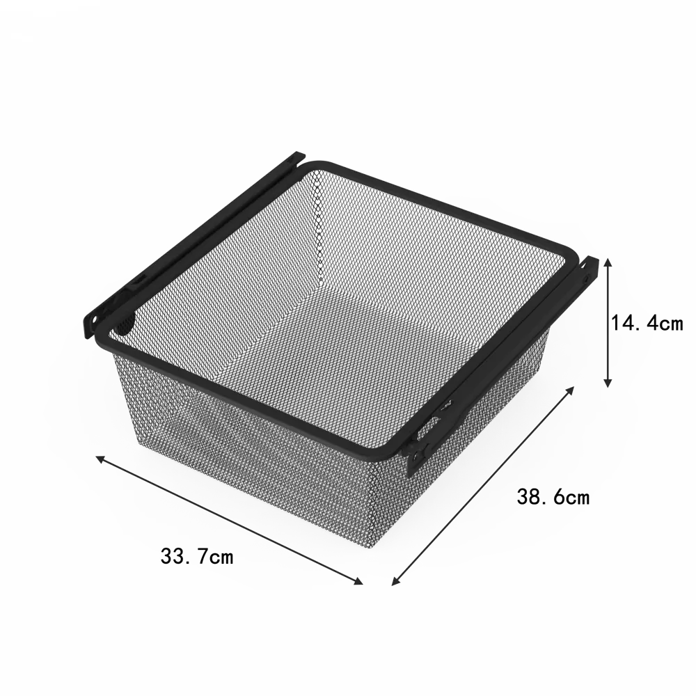 Выдвижная корзина с рамой KONSENSA Лион 36.8x38.6x14.4 см цвет черный 89436153 STLM-2005438  - Вид №8