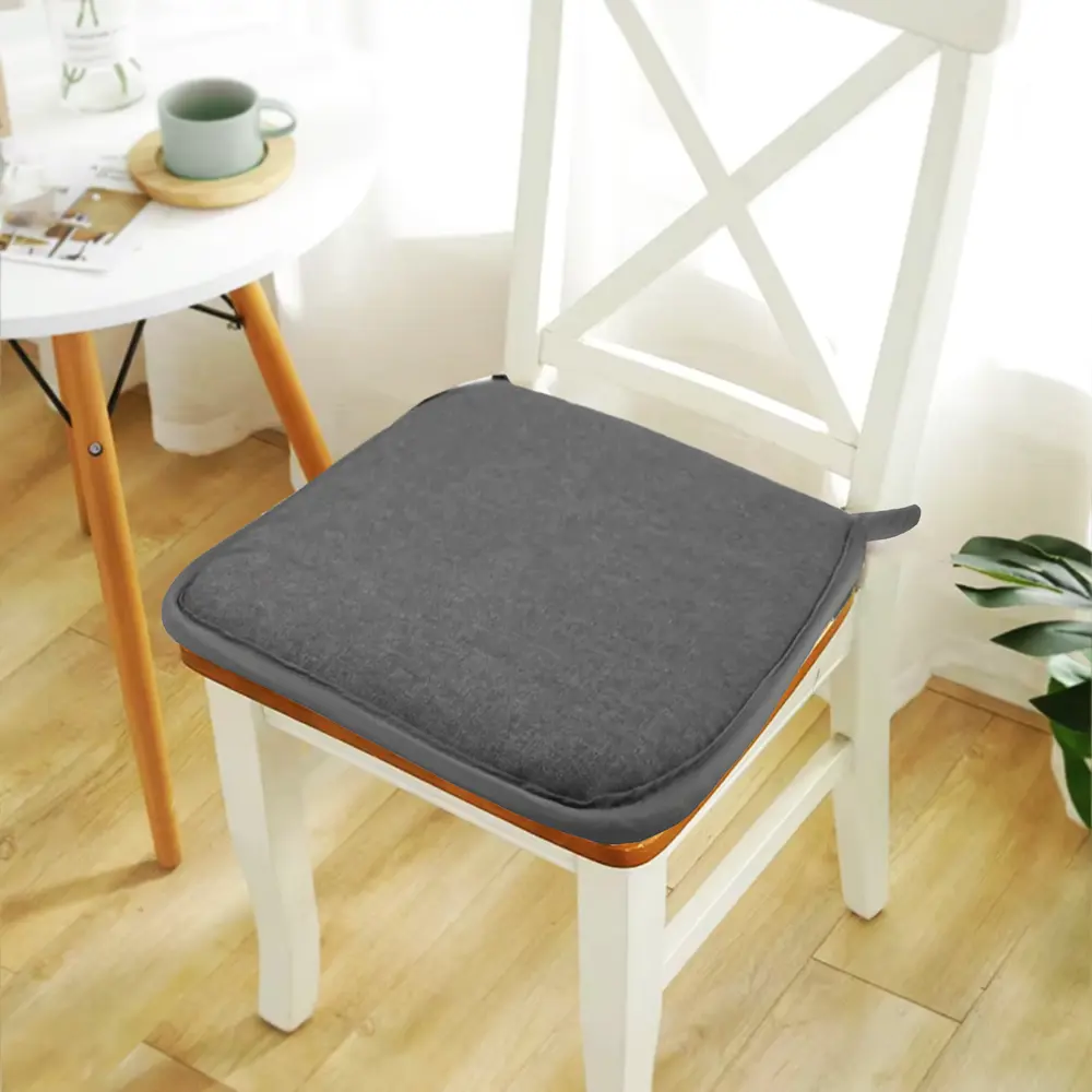 Подушка для стула Seasons Савана 40x38 см цвет светло-серый Отсутствует STLM-2055320 - Вид №3