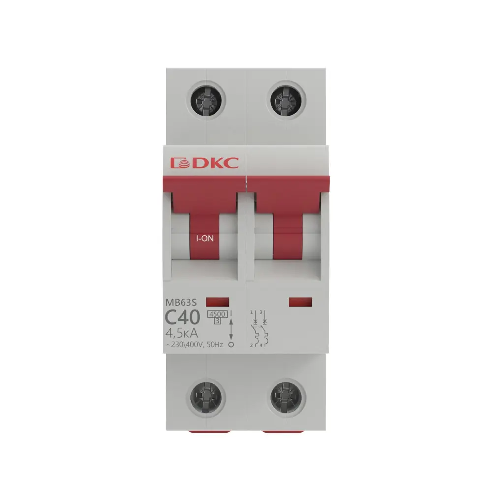 Автоматический выключатель DKC Yon 2P C40 А 4.5 кА STLM-2051682 - Вид №4