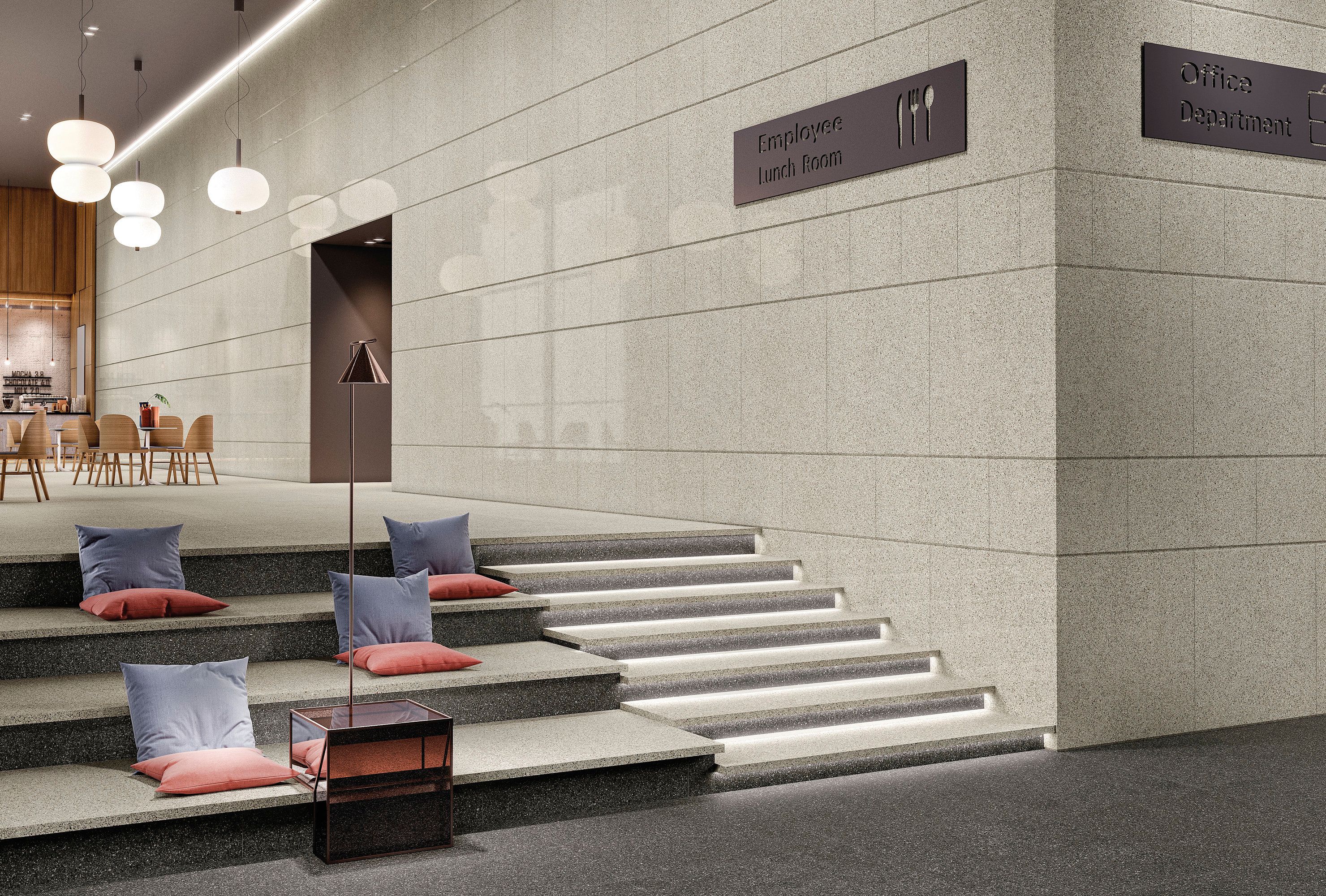 Пол / облицовка керамогранита с эффектом гранита для внутреннего и наружного применения FMG Palladio ARCH-00129438 - Вид №2