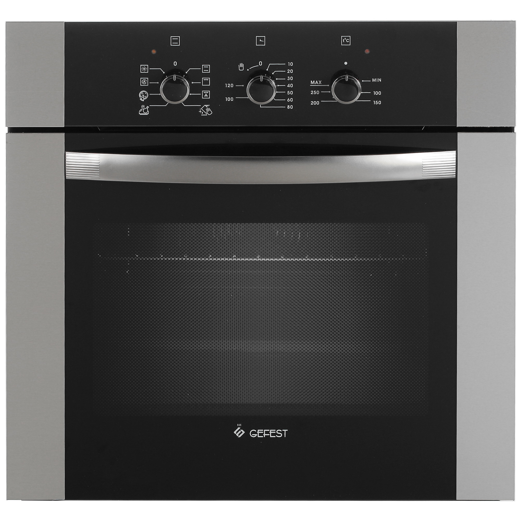 1115642 Электрический духовой шкаф Gefest ЭДВ ДА 622-01 Н3 серебристый STDN-0147803