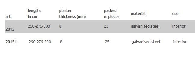 Профиль защитного выступа EDILFERRO TRAVEST ART. 2015 - 2015.L ARCH-00019668