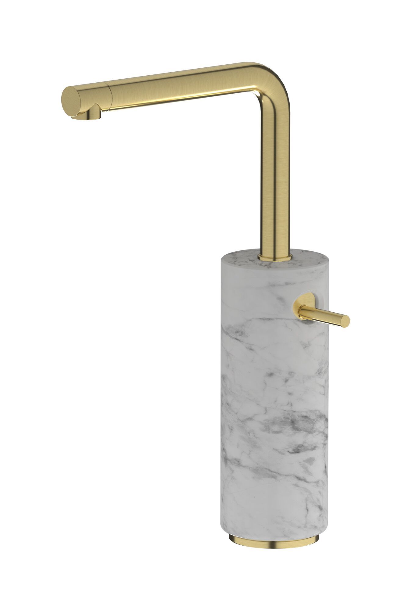 Смеситель для раковины с одной ручкой из мрамора IB мрамор + мрамор Elle ARCH-00038991 - Вид №8