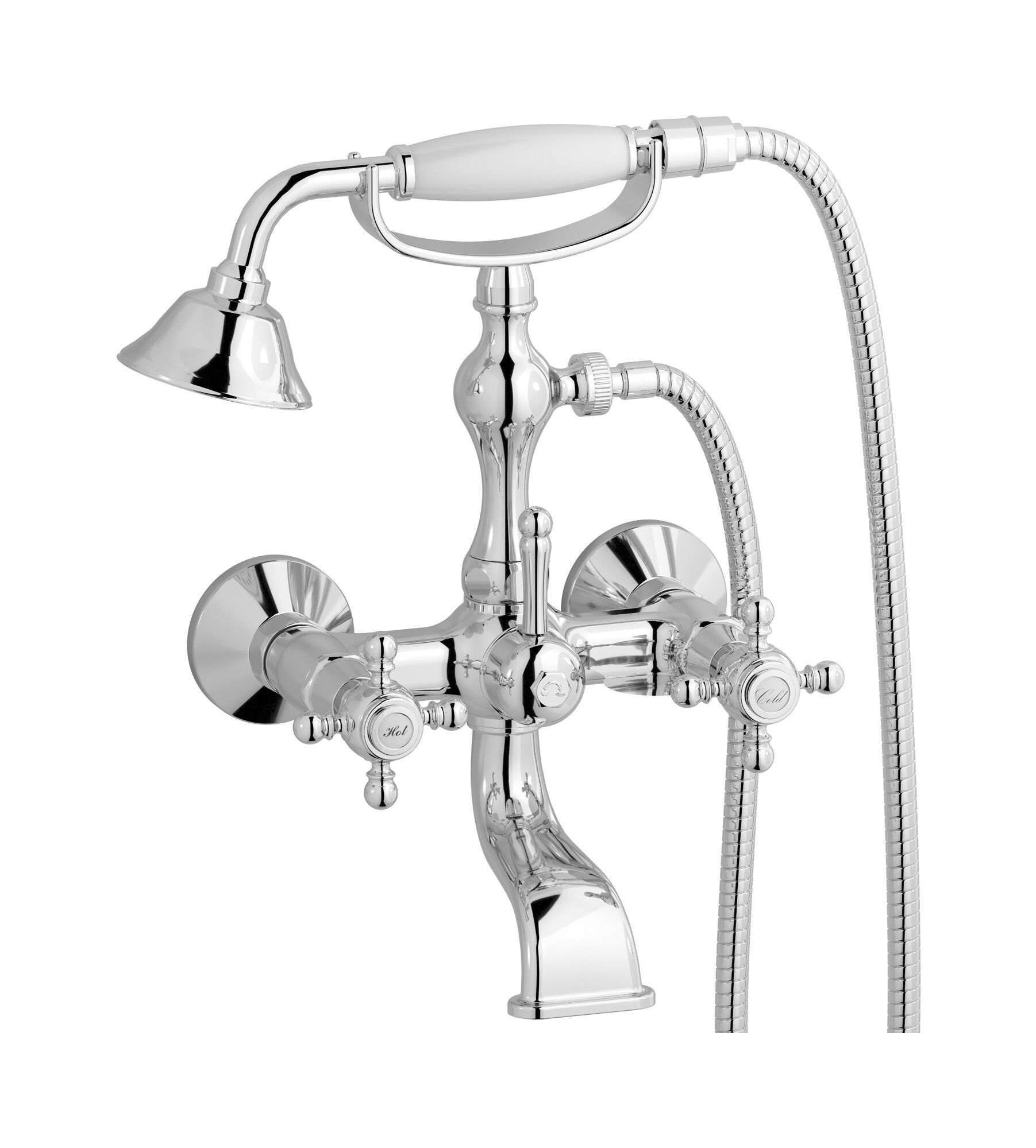 Наружный настенный смеситель для ванны с ручным душем IB Hermes + Hermes Elle ARCH-00115445 - Вид №2