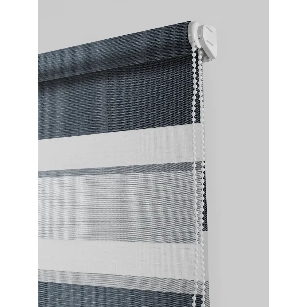 Штора рулонная день-ночь Порто 50x160 см серая MIAMOZA STLM-2109426 - Вид №1