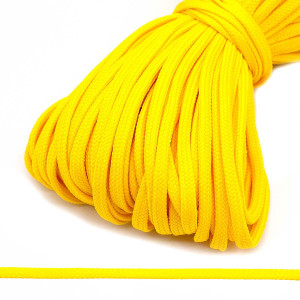 90542718 Шнур плетеный бытовой веревка хозяйственная цвет желтый 8мм х 100м STLM-0273247 АЙРИС