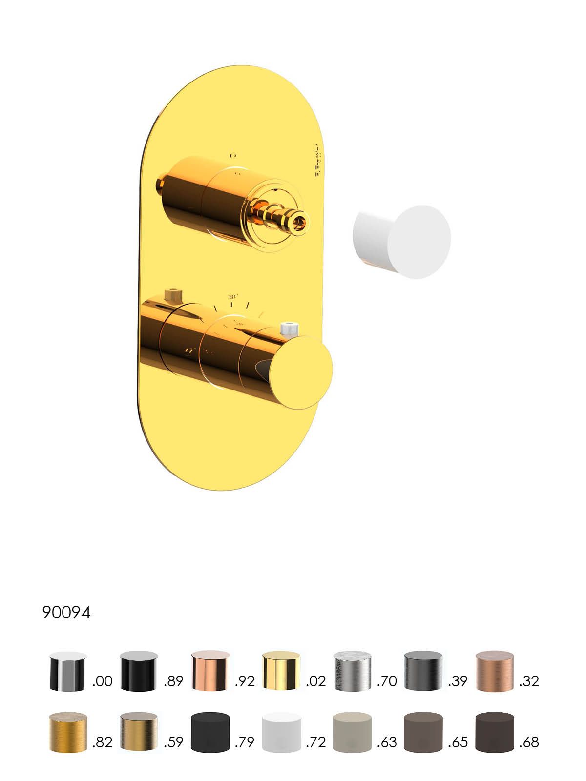 Встраиваемый термостатический смеситель для душа Rubinetterie Frattini ARCH-00032233 - Вид №1