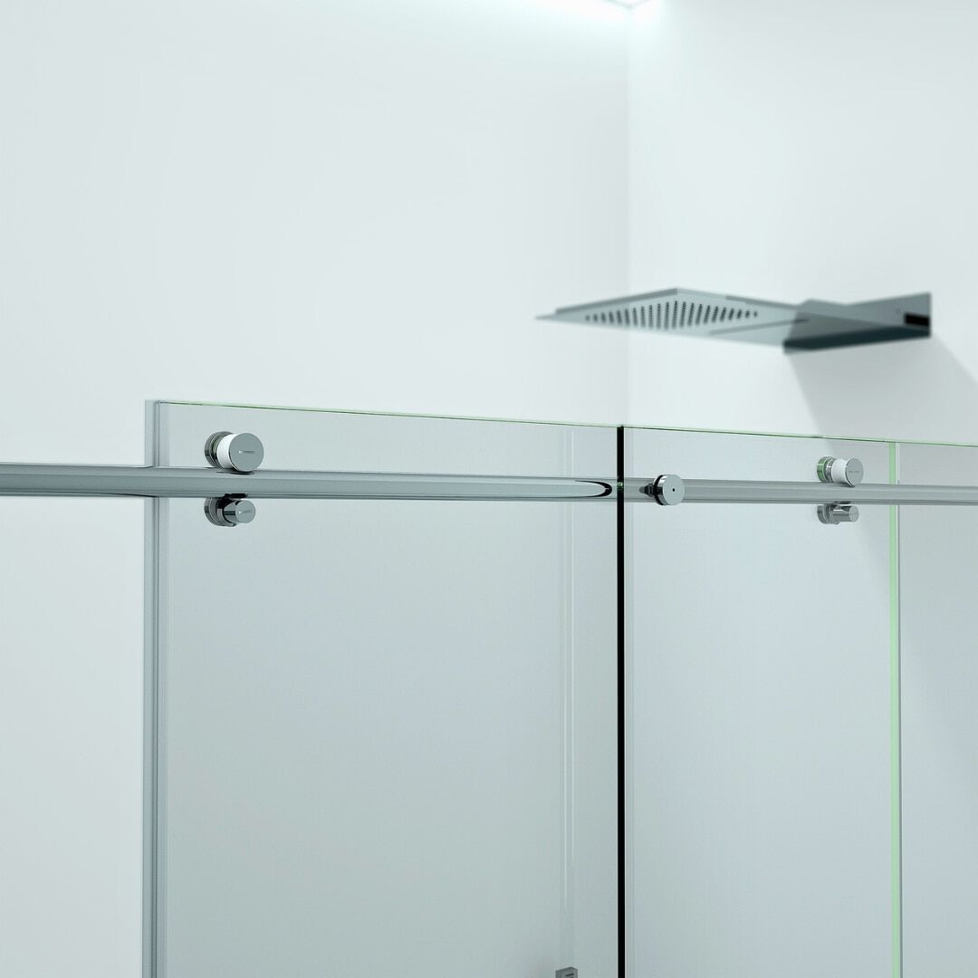 Стальная и стеклянная угловая душевая кабина с раздвижной дверью CSA Box Doccia MARTA ARCH-00110537 - Вид №2