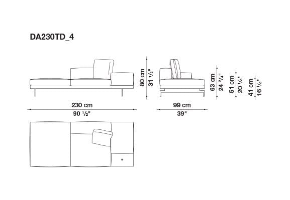 Кожаный диван B&B Italia док ARCH-00130675 - Вид №40