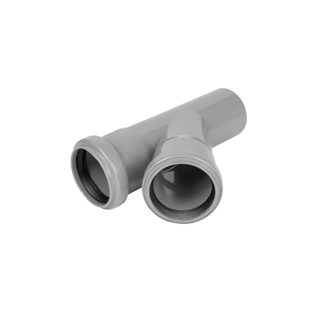 Тройник канализационный Pro Aqua 50/45° полипропилен STLM-2193280 - Вид №1