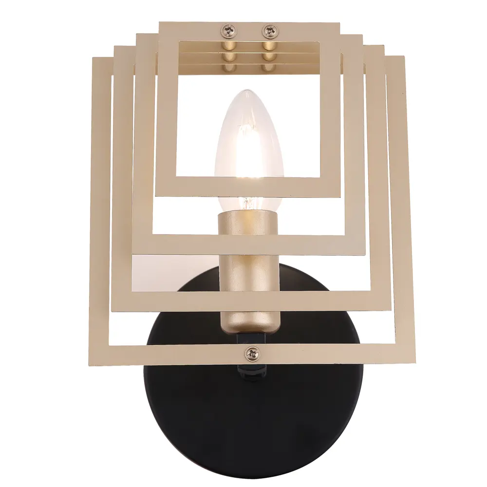 Бра Freya FR5005WL-01B, цвет черный/золото STLM-2051500 - Вид №1