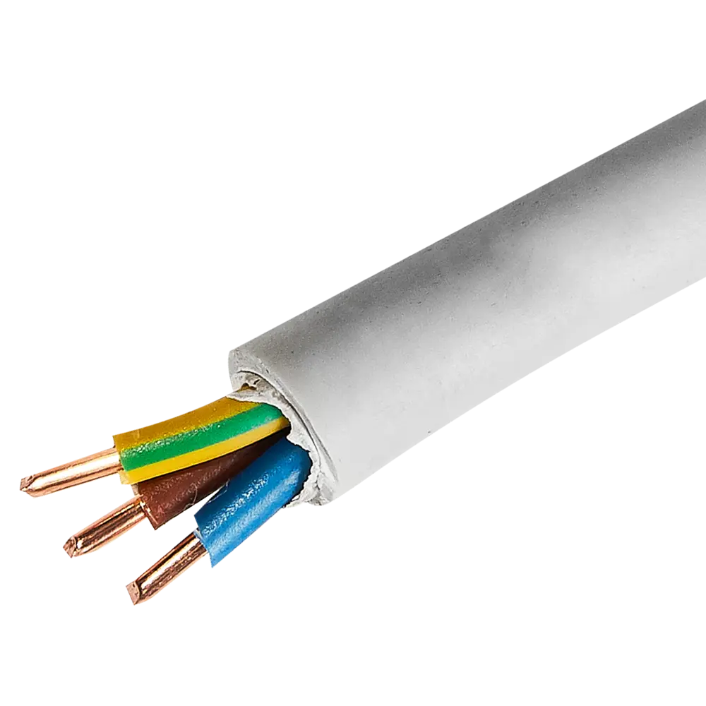 Кабель Севкабель NYM 3x1.5, 50 м, ГОСТ STLM-2123071