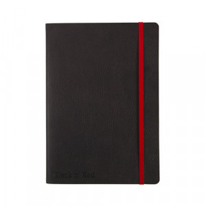 400051204 Блокнот Black ’n’ Red фиксирующая резинка карман А5 72 л. линейка OXFORD