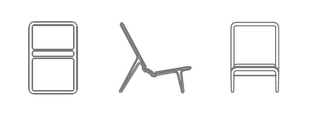 Кожаное кресло с высокой спинкой HOOKL und STOOL LayAir02 ARCH-00033362 - Вид №5