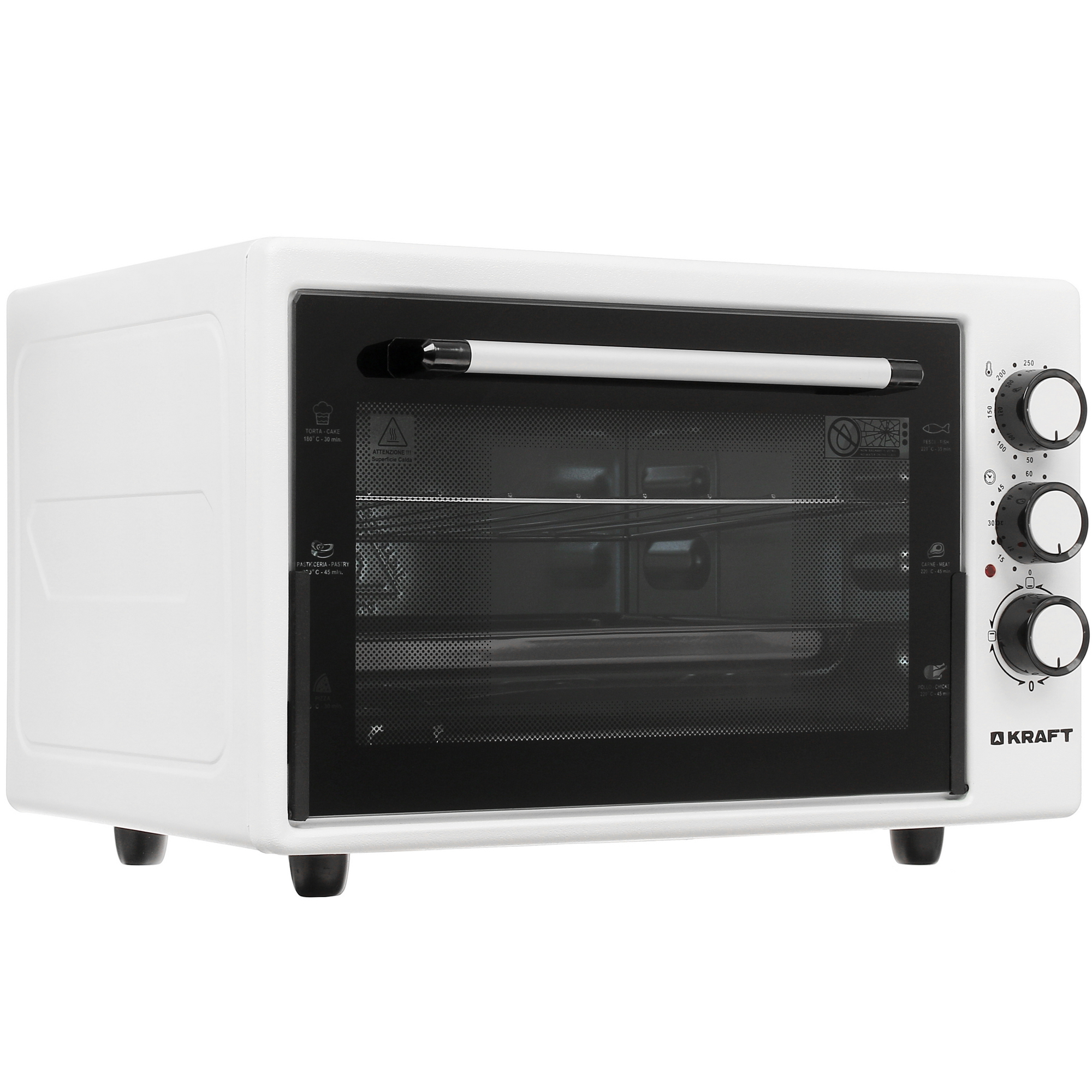 5333041 Мини-печь Kraft KF-MO 3200 W белый STDN-0095293 - Вид №1