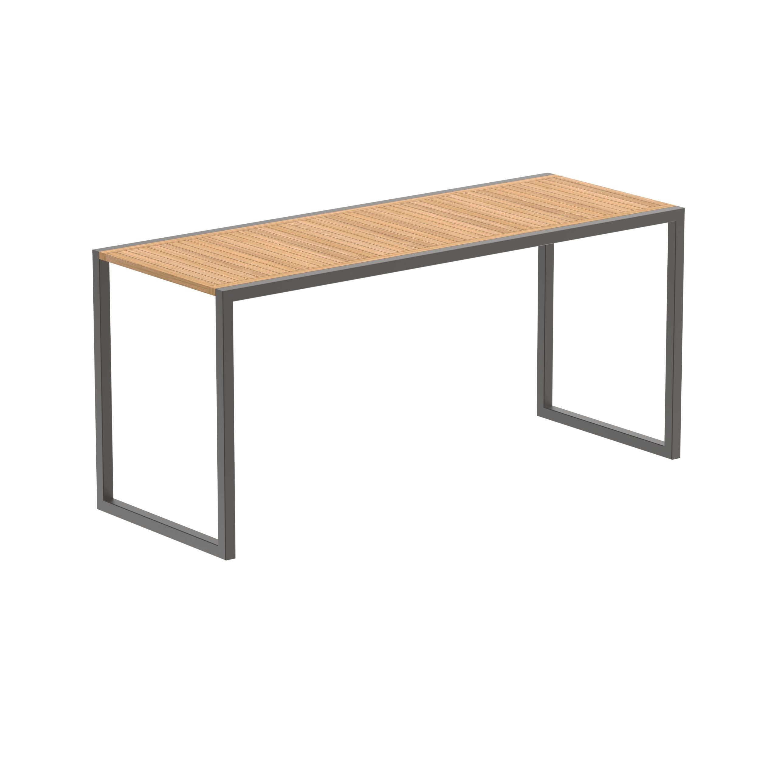 Высокий прямоугольный садовый стол из тикового дерева Royal Botania Ninix ARCH-00076972 - Вид №1