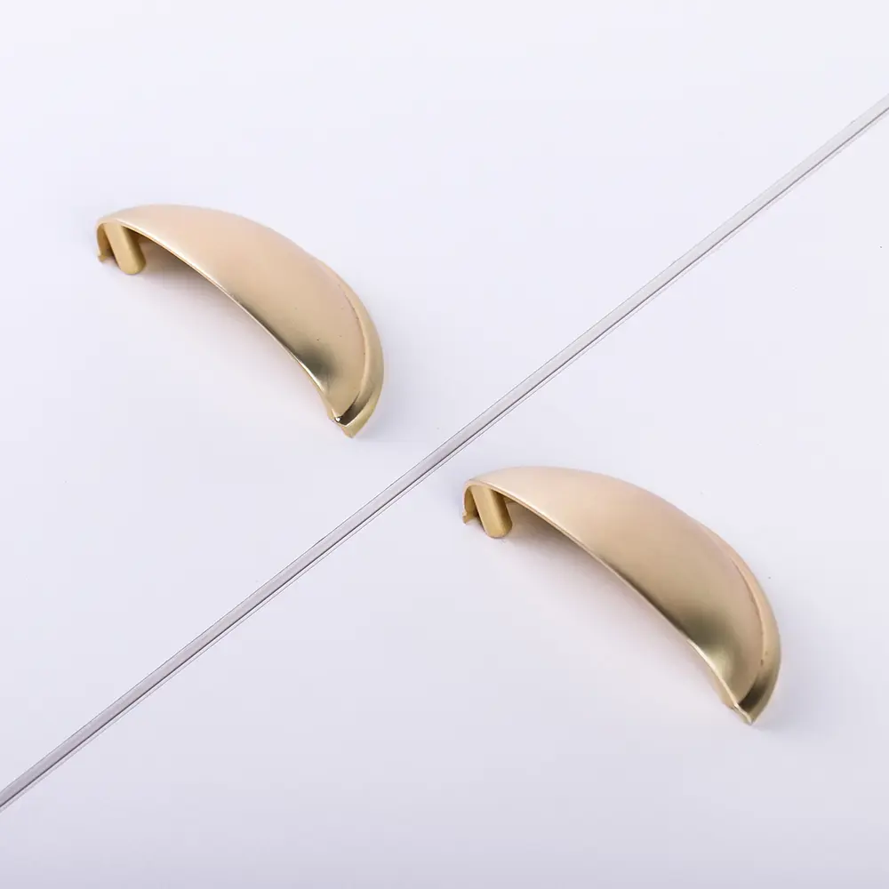 Ручка-ракушка LARVIJ золотая 76 мм для мебельных фасадов 87834796 STLM-0075971 - Вид №5