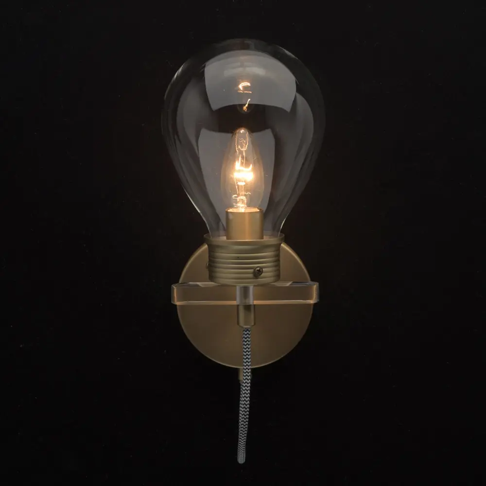 Бра «Атмосфера» 1хE14х5 Вт цвет золотой MW-Light STLM-2034373 - Вид №4