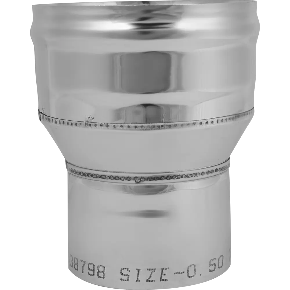 Переходник для дымохода КОРАКС 180 мм для соединения труб 115-150 мм 89888237 STLM-1581044