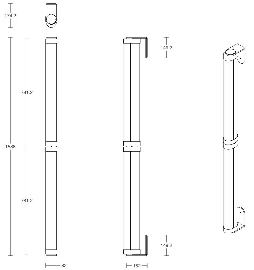 Регулируемый светодиодный настенный светильник Articolo Studios Swivel ARCH-00044426 - Вид №4