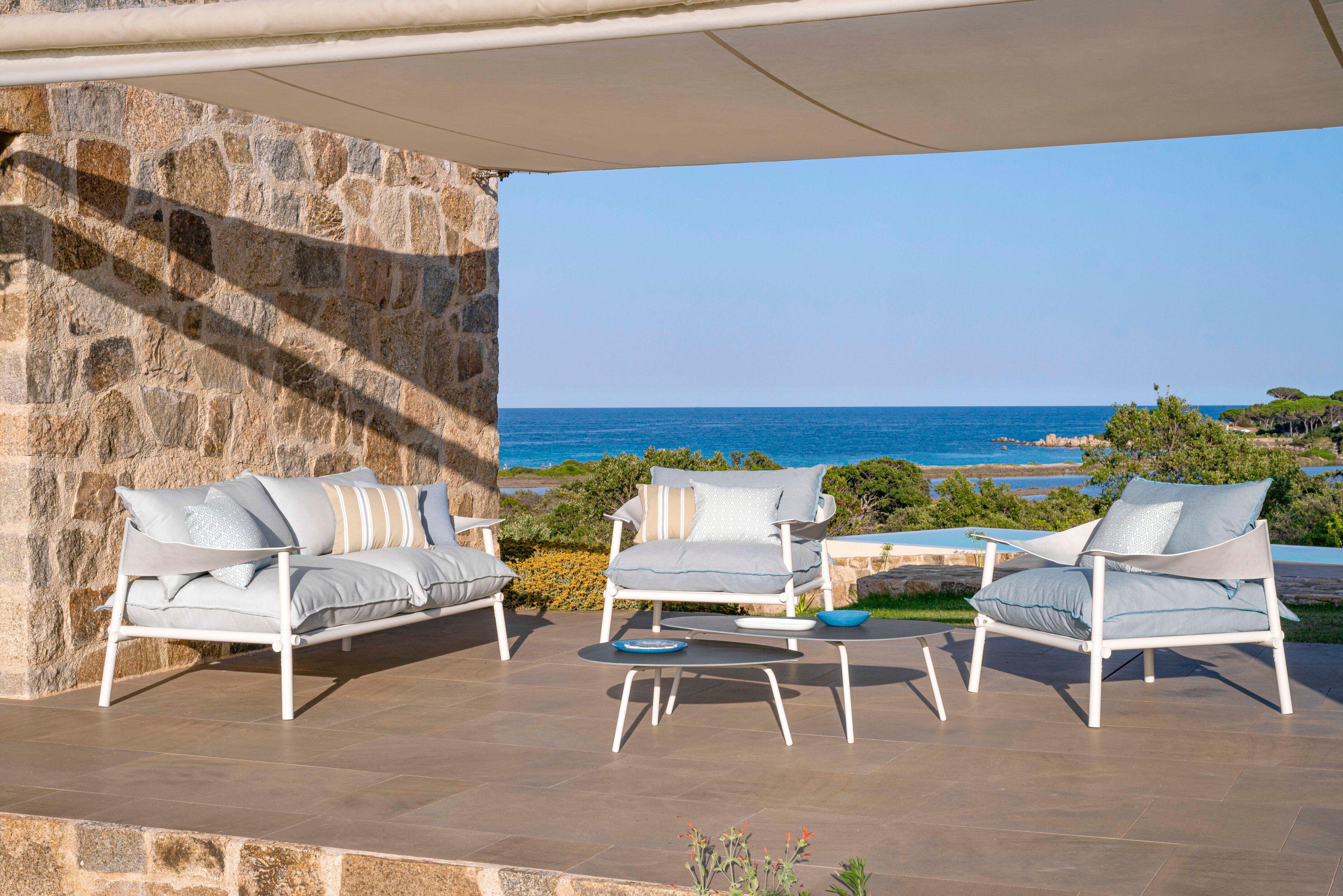 Алюминиевое садовое кресло с подлокотниками emu Terramare ARCH-00005840 - Вид №2