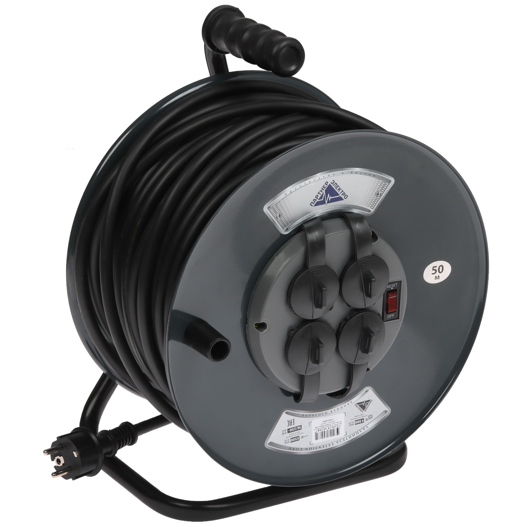 Удлинитель Партнер-электро ProfiLine серый 9280519 STDN-0009436