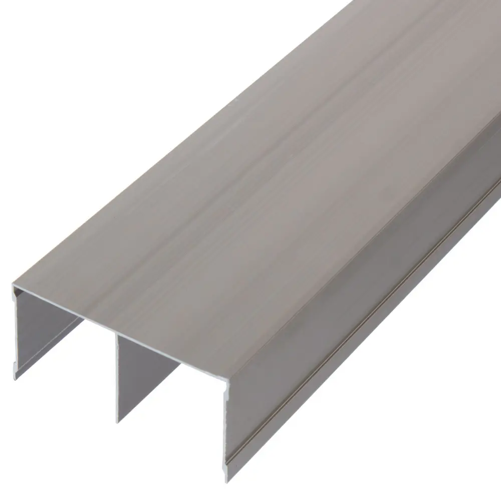 Комплект направляющих для дверей Spaceo 1183 мм алюминий цвет шампань STLM-2135970 - Вид №1