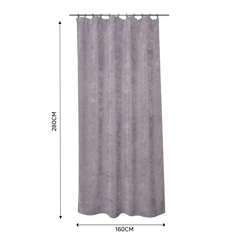 Штора на ленте Inspire Casador 160x280 см цвет фиолетовый 83561991 STLM-2149953  - Вид №2