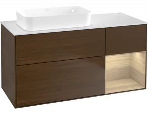 Villeroy&Boch Тумба под раковину Прямоугольная версия F691PCGN Finion Walnut Veneer