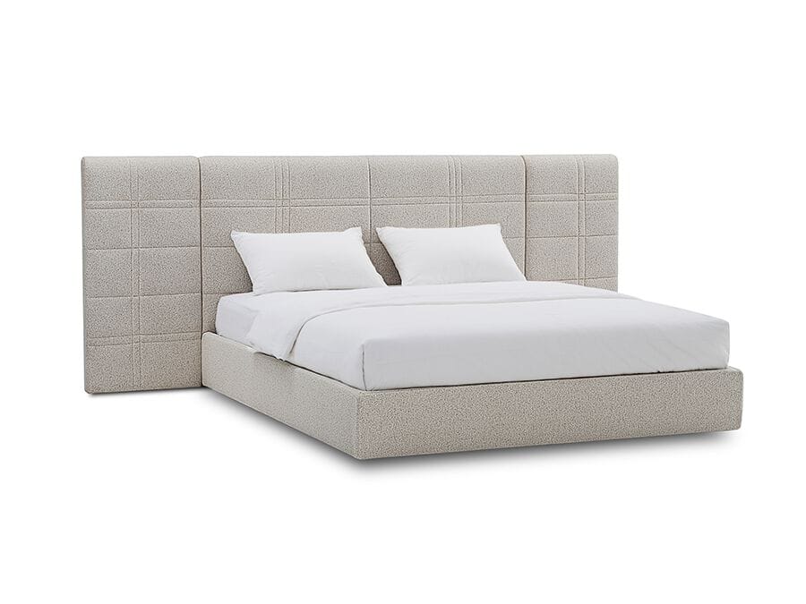 Кожаная двуспальная кровать с мягким изголовьем HC28 maison High Line ARCH-00074048 - Вид №4