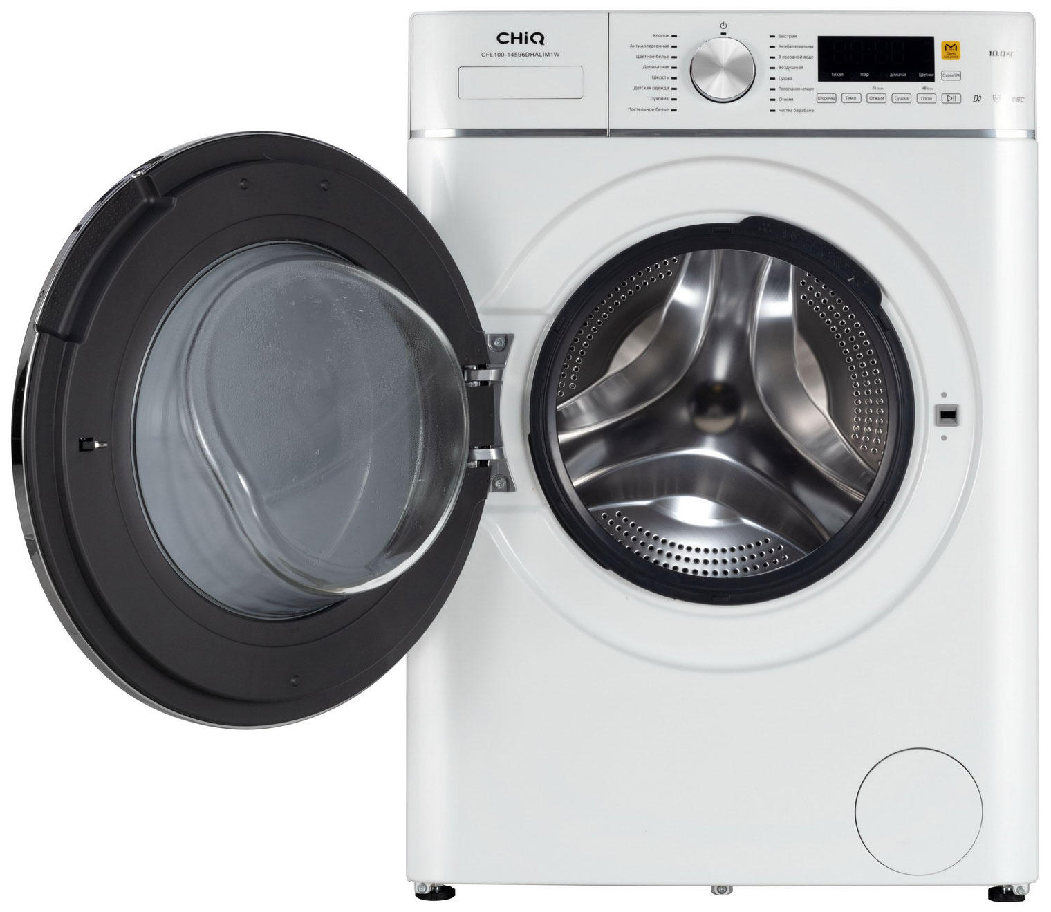 9057634 Стирально-сушильная машина CHiQ MG100-14596 (basic) белый STDN-0017813 - Вид №1