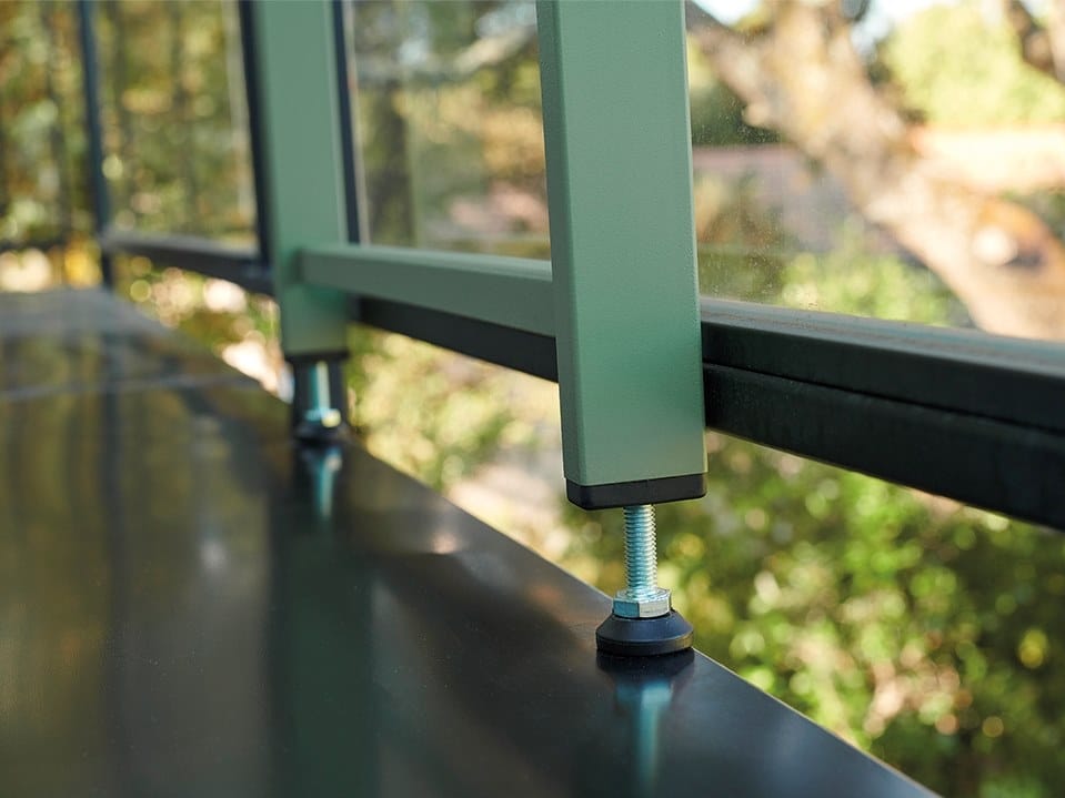 Стальной прямоугольный складной садовый стол Fermob BISTRO BALCONY TABLE ARCH-00009642 - Вид №4