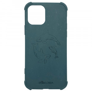 537992 Чехол для iPhone 12 Pro Max с ударопрочными углами, биоразлагаемый, светло-синий SOLOMA Case