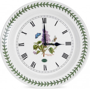 10579802 Portmeirion Часы настенные Portmeirion Ботанический сад.Сирень 25см, фарфор Фарфор