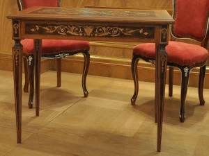 Arnaboldi Interiors Прямоугольный деревянный стол с ящиками