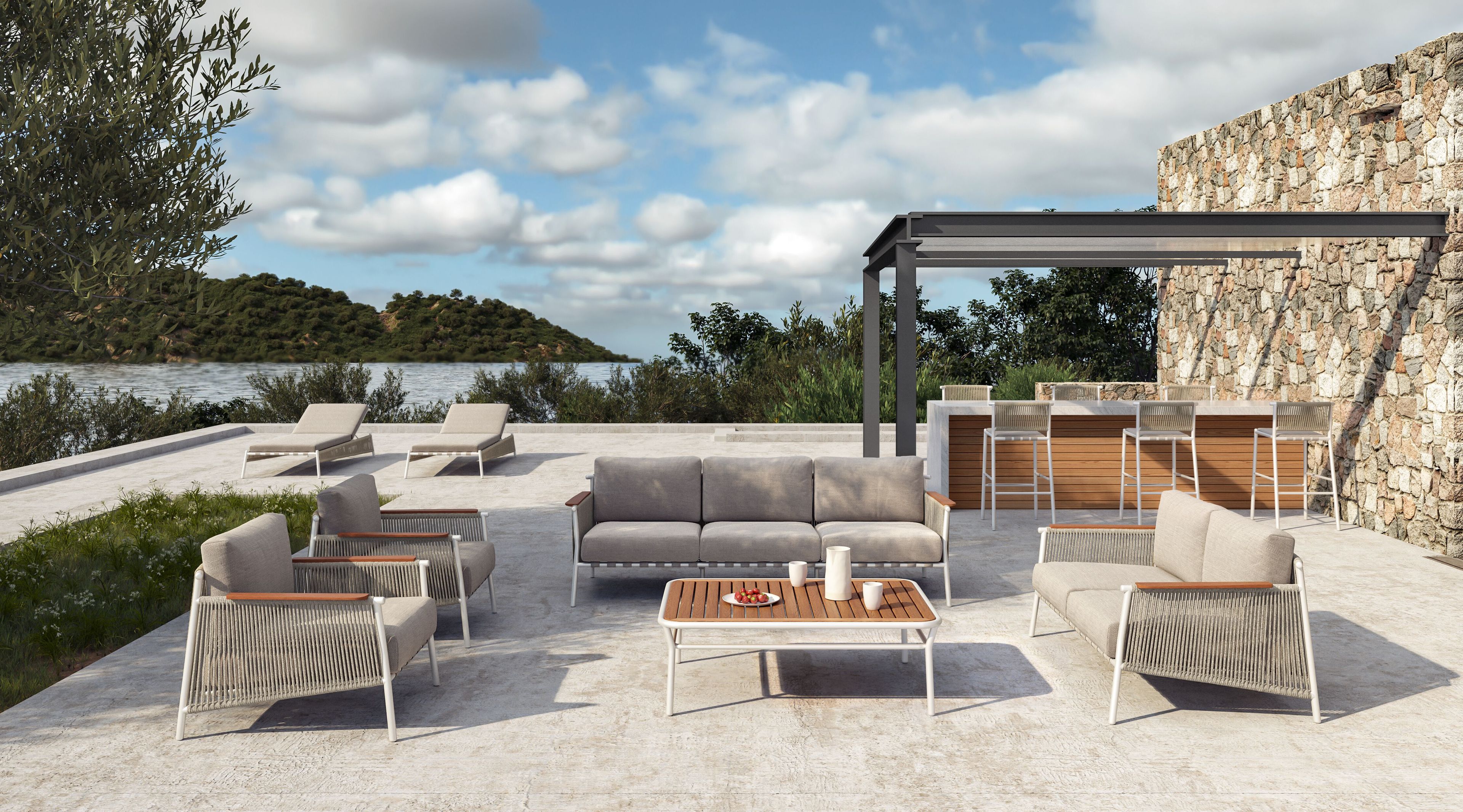 Веревочный садовый стул VINEKO Nine Degrees ARCH-00035938 - Вид №1