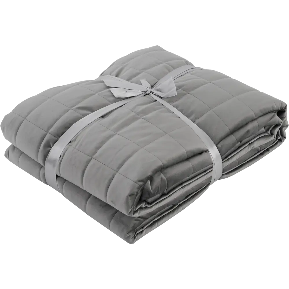 Покрывало Inspire Velvet Etna 220x240 см велюр цвет темно-серый STLM-2098074 - Вид №2