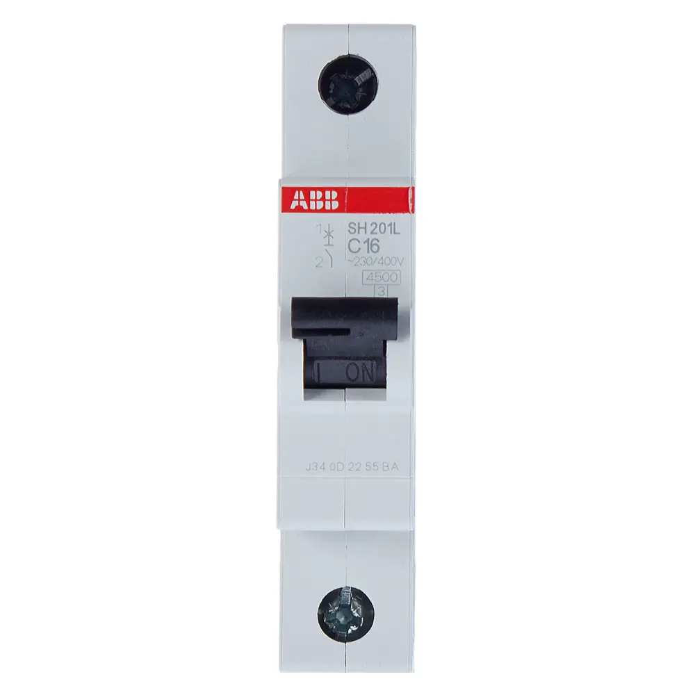Автоматический выключатель ABB SH201L 1P C16 А 4.5 кА 2CDS241001R0164 STLM-2006416 - Вид №1