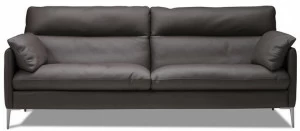 Duvivier Canapés 3-х местный кожаный диван со съемным чехлом Monte-carlo Mocaxd20, mocaxd21, mocaxd22