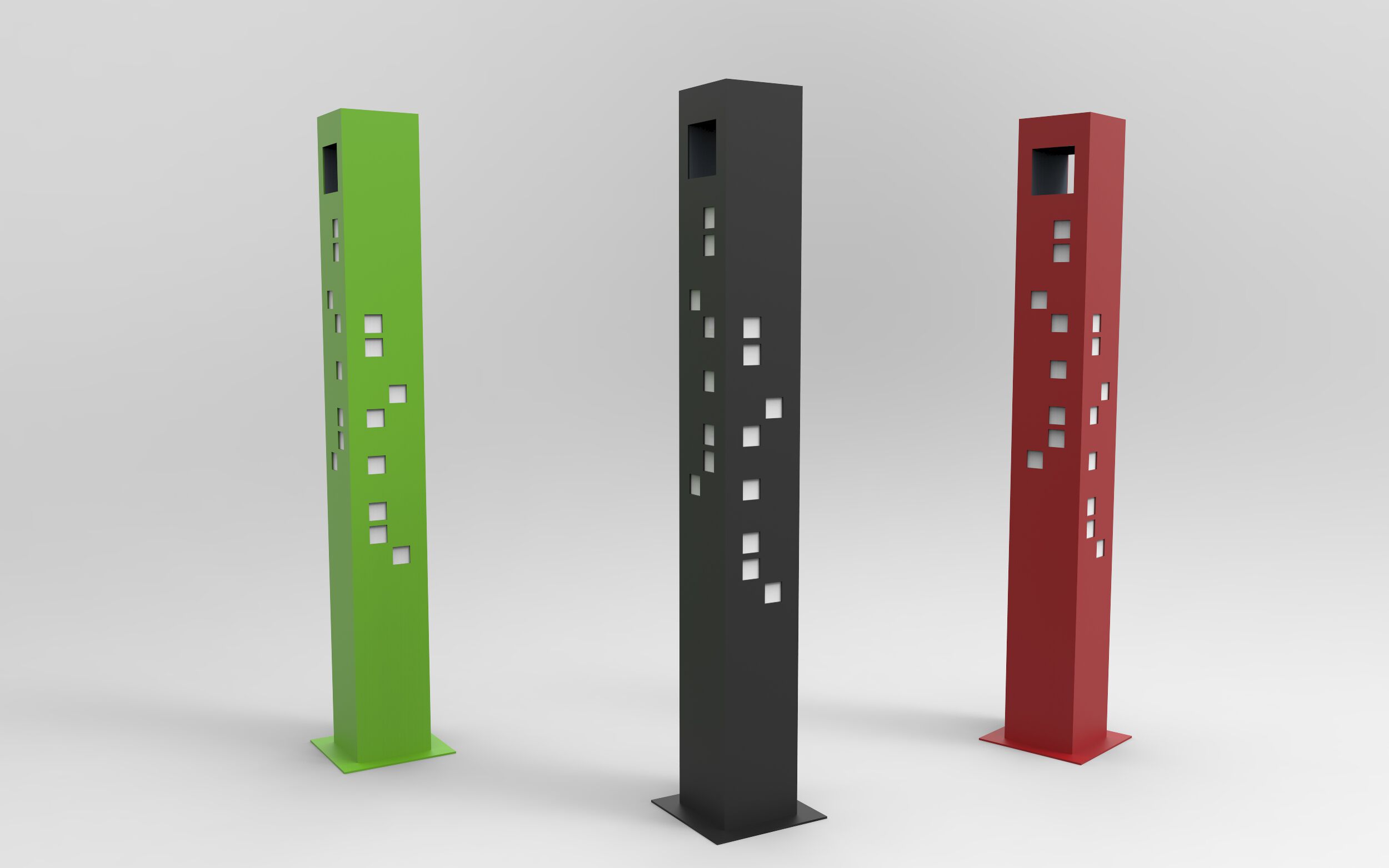 Стальной столб боллард CITYSì PRISMA ARCH-00061450 - Вид №1