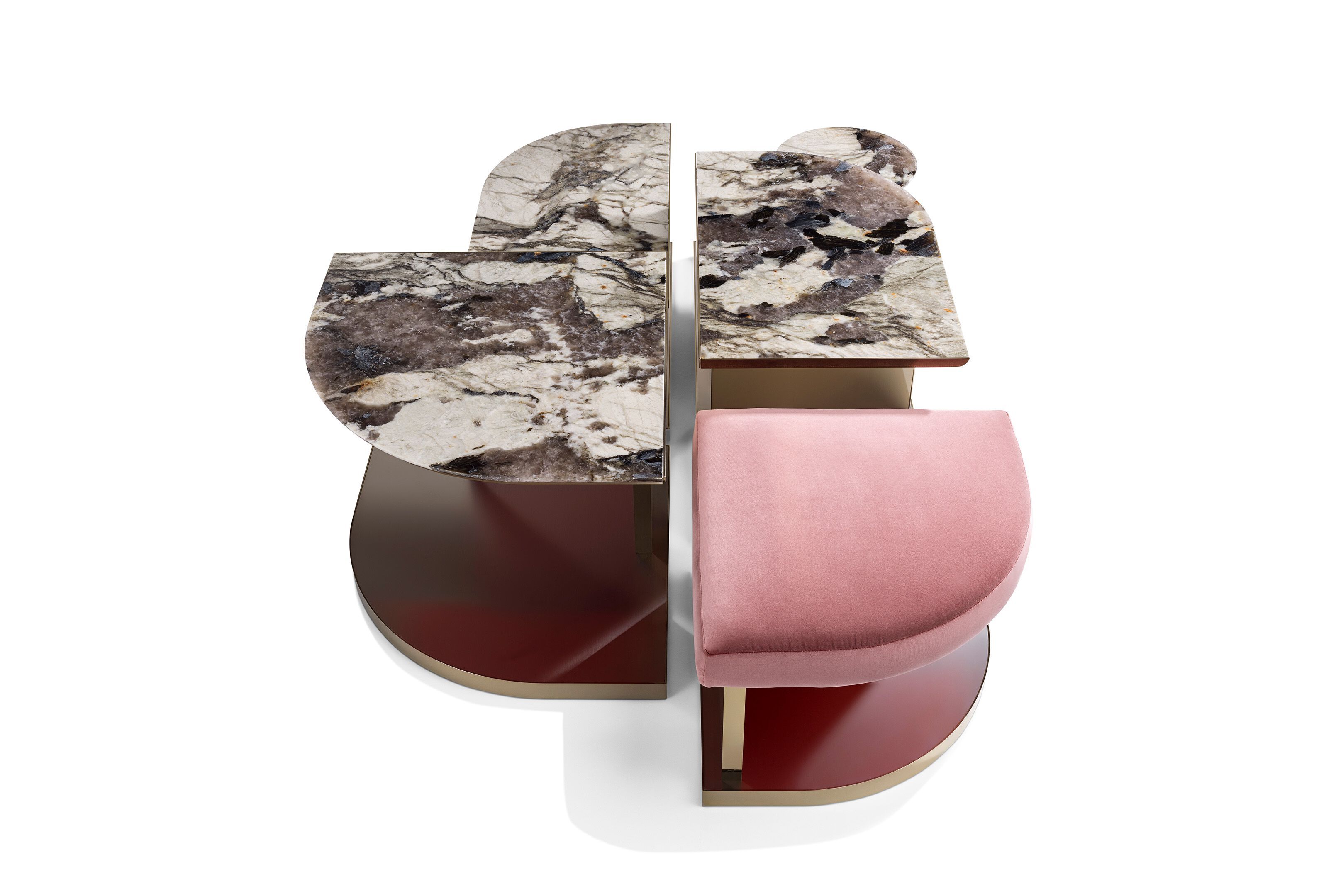 Металлический журнальный столик Visionnaire Nomad ARCH-00105628 - Вид №1